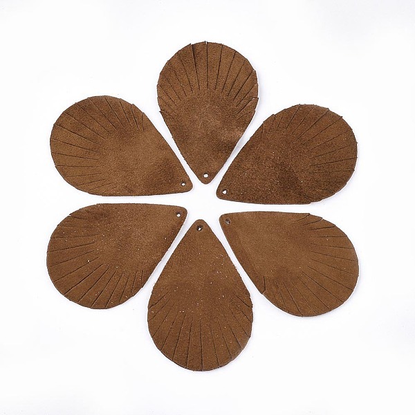 PandaHall Eco-Friendly Sheepskin Leather Pendants, teardrop, Sienna, 48x32x1mm, Hole: 1mm Leather Teardrop Brown
PandaHall Eco-Friendly Sheepskin Leather Pendants, teardrop, Sienna, 48x32x1mm, Hole: 1mm Leather Teardrop Brown