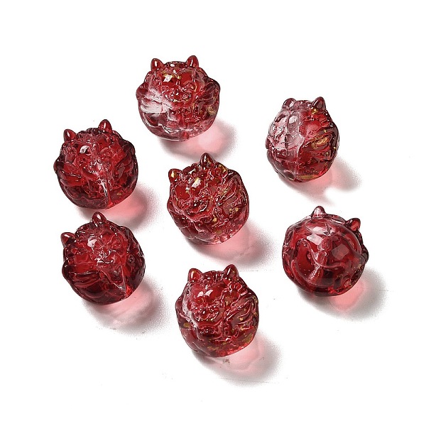 PandaHall Transparent Glass Beads, Gradient Color, Dragon, Dark Red, 13.5x13x12.5mm, Hole: 1mm Glass Dragon
PandaHall Transparent Glass Beads, Gradient Color, Dragon, Dark Red, 13.5x13x12.5mm, Hole: 1mm Glass Dragon
