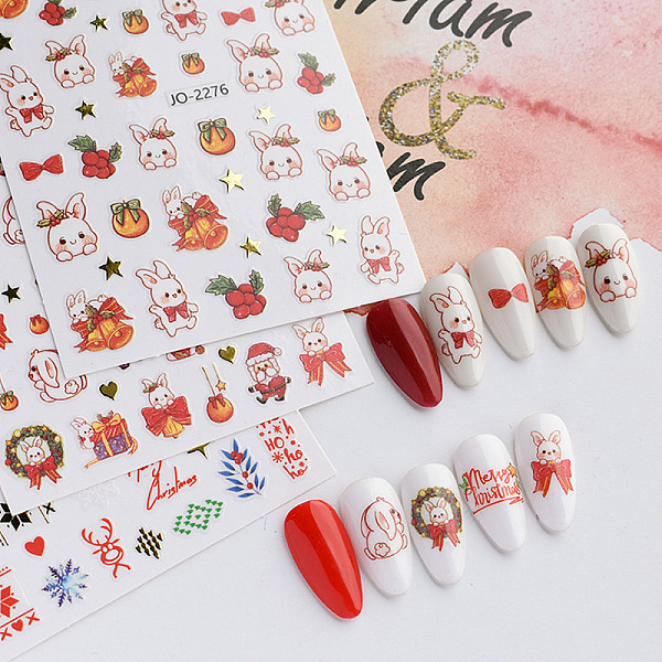 PandaHall Christmas Theme Nail Art Stickers, Nail Decals, for Nail Tips Decorations, Mixed Pattern, Mixed Color, 10.1x7.85cm Paper..., Multicolor
PandaHall Christmas Theme Nail Art Stickers, Nail Decals, for Nail Tips Decorations, Mixed Pattern, Mixed Color, 10.1x7.85cm Paper..., Multicolor