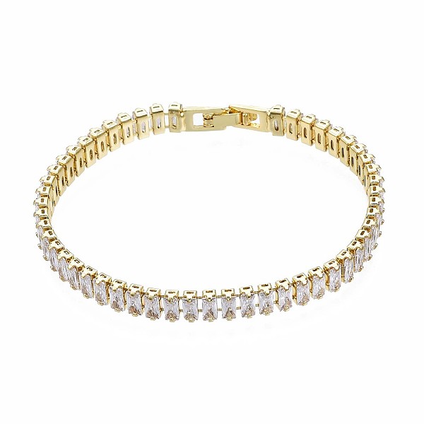 PandaHall Cubic Zirconia Classic Tennis Bracelet, Real 18K Gold Plated Brass Cubic Zirconia Link Chain Bracelet for Women, Nickel Free..., Clear
PandaHall Cubic Zirconia Classic Tennis Bracelet, Real 18K Gold Plated Brass Cubic Zirconia Link Chain Bracelet for Women, Nickel Free..., Clear