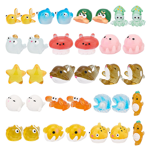 PandaHall AHANDMAKER 51Pcs Resin Ocean Animal Figurines Sea Animals Themed Decorations Miniature Ocean Animals for Crafts Resin Sea Animals..., Multicolor
PandaHall AHANDMAKER 51Pcs Resin Ocean Animal Figurines Sea Animals Themed Decorations Miniature Ocean Animals for Crafts Resin Sea Animals..., Multicolor