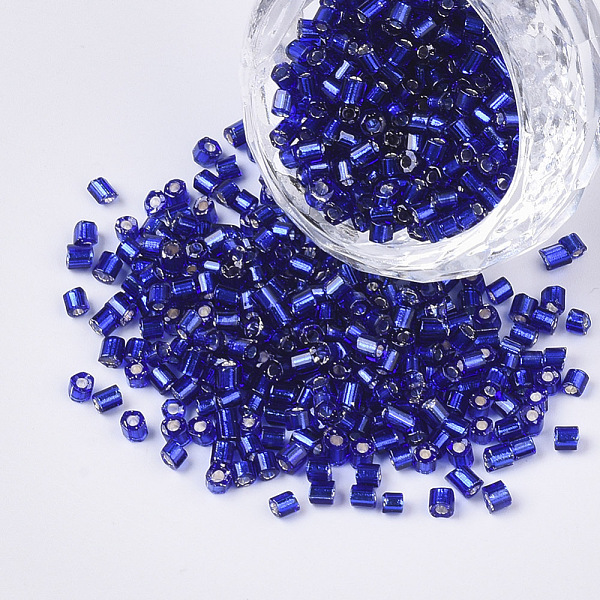 PandaHall 6/0 Glass Bugle Beads, Silver Lined, Blue, 3.5~5x3.5~4mm, Hole: 1mm, about 4500pcs/bag Glass Blue
PandaHall 6/0 Glass Bugle Beads, Silver Lined, Blue, 3.5~5x3.5~4mm, Hole: 1mm, about 4500pcs/bag Glass Blue