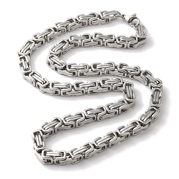 PandaHall 201 Stainless Steel Byzantine Chain Necklaces, Stainless Steel Color, 23.98 inch(60.9cm) 201 Stainless Steel
PandaHall 201 Stainless Steel Byzantine Chain Necklaces, Stainless Steel Color, 23.98 inch(60.9cm) 201 Stainless Steel