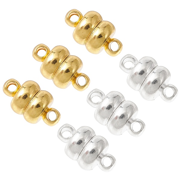 PandaHall 10 Sets 2 Colors Brass Magnetic Clasps, for Jewelry Making, Flat Round, Golden & Silver, 12.5x7mm, Hole: 1.6mm, 5 sets/color Brass...
PandaHall 10 Sets 2 Colors Brass Magnetic Clasps, for Jewelry Making, Flat Round, Golden & Silver, 12.5x7mm, Hole: 1.6mm, 5 sets/color Brass...