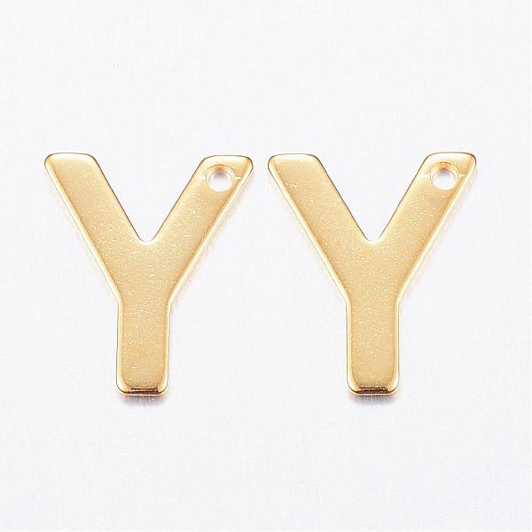 PandaHall 304 Stainless Steel Charms, Letter, Initial Charms, Real 18k Gold Plated, Letter.Y, 11x6~12x0.8mm, Hole: 1mm 304 Stainless Steel...
PandaHall 304 Stainless Steel Charms, Letter, Initial Charms, Real 18k Gold Plated, Letter.Y, 11x6~12x0.8mm, Hole: 1mm 304 Stainless Steel...