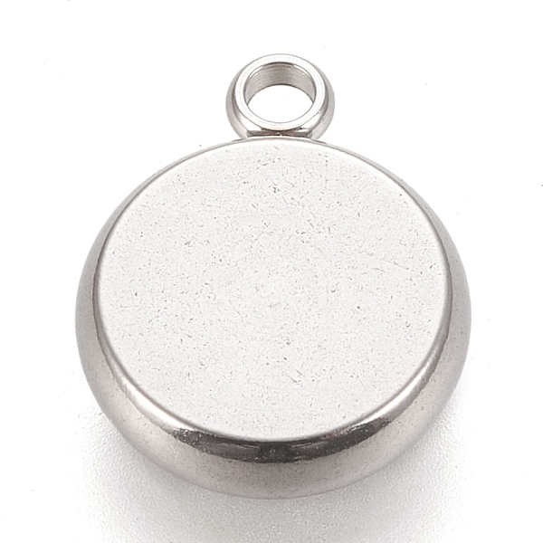PandaHall 304 Stainless Steel Pendant Cabochon Settings, Lace Edge Bezel Cups, Flat Round, Stainless Steel Color, Tray: 8mm, 13x10.5x3mm...
PandaHall 304 Stainless Steel Pendant Cabochon Settings, Lace Edge Bezel Cups, Flat Round, Stainless Steel Color, Tray: 8mm, 13x10.5x3mm...