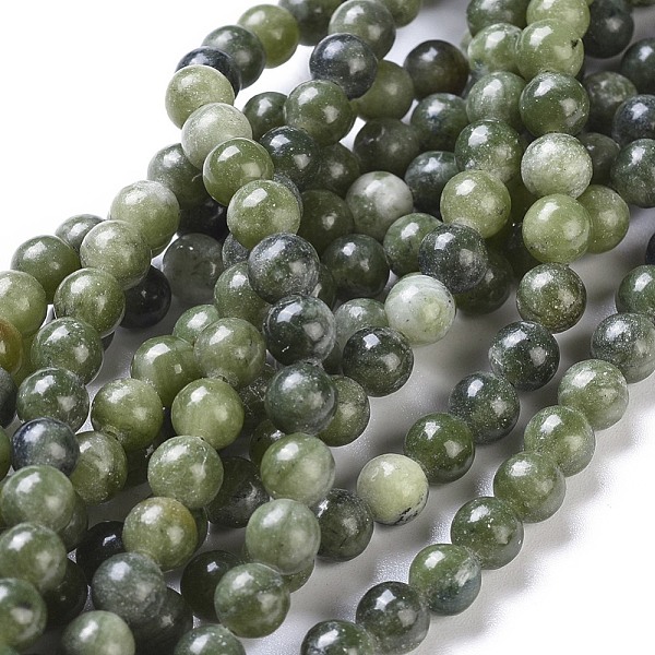 PandaHall Natural Gemstone Beads, Taiwan Jade, Round, Olive, about 6mm in diameter, hole: 0.8mm, about 64pcs/strand, 16 inch TaiWan Jade..., Green
PandaHall Natural Gemstone Beads, Taiwan Jade, Round, Olive, about 6mm in diameter, hole: 0.8mm, about 64pcs/strand, 16 inch TaiWan Jade..., Green