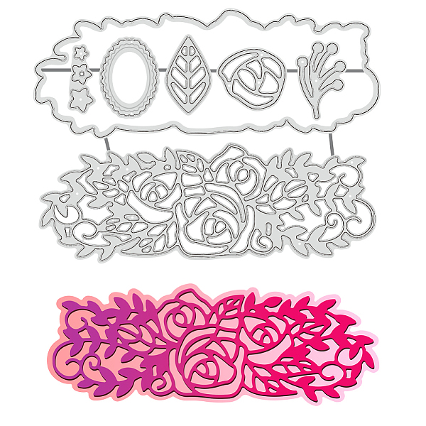 PandaHall BENECREAT Rose Flowers Cutting Dies, Rose Border Stencils Leaf Branches Decorative Embossing Stencils for Scrapbooking, Photo...
PandaHall BENECREAT Rose Flowers Cutting Dies, Rose Border Stencils Leaf Branches Decorative Embossing Stencils for Scrapbooking, Photo...