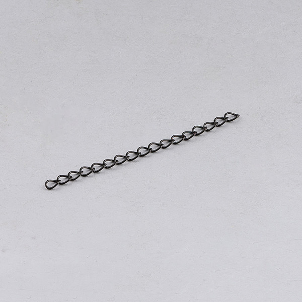 PandaHall Stainless Steel Chain Extender, Curb Chain, Twisted Chain, Gunmetal, 50mm Stainless Steel
PandaHall Stainless Steel Chain Extender, Curb Chain, Twisted Chain, Gunmetal, 50mm Stainless Steel