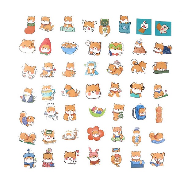 PandaHall 50Pcs 50 Styles Paper Shiba Inu Dog Cartoon Stickers Sets, Adhesive Decals for DIY Scrapbooking, Photo Album Decoration, Dog...
PandaHall 50Pcs 50 Styles Paper Shiba Inu Dog Cartoon Stickers Sets, Adhesive Decals for DIY Scrapbooking, Photo Album Decoration, Dog...