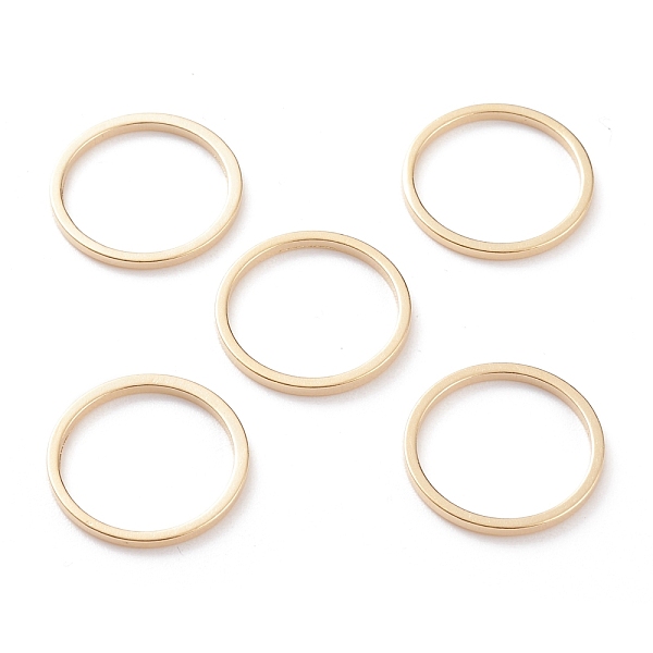 PandaHall Brass Linking Rings, Long-Lasting Plated, Round Ring, Real 24K Gold Plated, 15x1mm, Inner Diameter: 13mm Brass Ring
PandaHall Brass Linking Rings, Long-Lasting Plated, Round Ring, Real 24K Gold Plated, 15x1mm, Inner Diameter: 13mm Brass Ring
