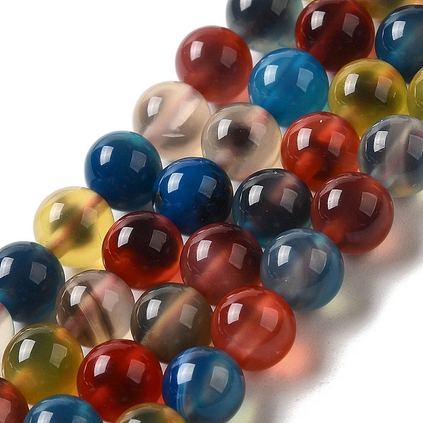 PandaHall Natural Runny Agate Beads Strands, Round, Mixed Color, 6mm, Hole: 0.9mm, about 63~64pcs/strand, 15.04''~15.12''(38.2~38.4cm)..., Multicolor
PandaHall Natural Runny Agate Beads Strands, Round, Mixed Color, 6mm, Hole: 0.9mm, about 63~64pcs/strand, 15.04''~15.12''(38.2~38.4cm)..., Multicolor
