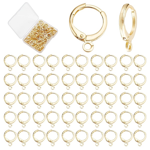 PandaHall CREATCABIN 50 Pairs Brass Huggie Hoop Earring Findings, with Horizontal Loops, Long-Lasting Plated, Golden, 12 Gauge...
PandaHall CREATCABIN 50 Pairs Brass Huggie Hoop Earring Findings, with Horizontal Loops, Long-Lasting Plated, Golden, 12 Gauge...