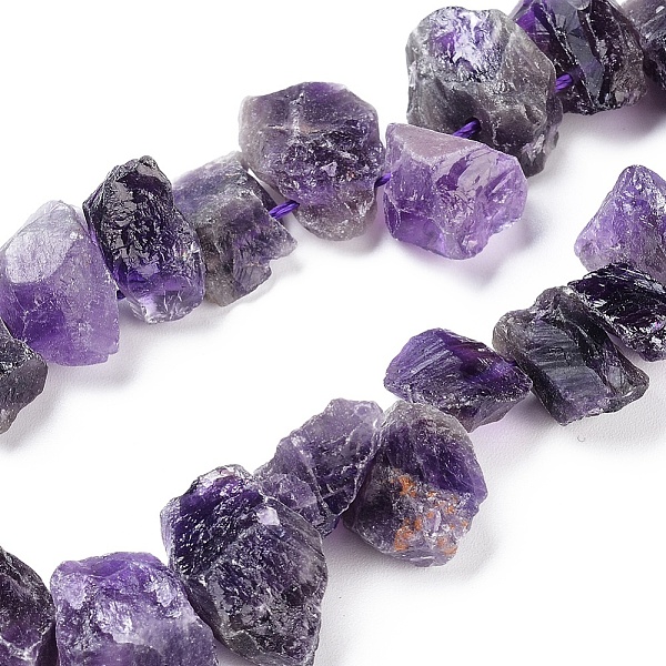 PandaHall Natural Amethyst Beads Strands, Top Drilled Beads, Rough Raw Stone, Nuggets, 7~15x12~22x5~13mm, Hole: 1.2mm, about 20~21pcs/strand...
PandaHall Natural Amethyst Beads Strands, Top Drilled Beads, Rough Raw Stone, Nuggets, 7~15x12~22x5~13mm, Hole: 1.2mm, about 20~21pcs/strand...