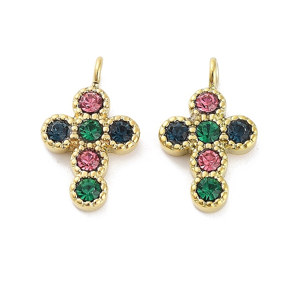 PandaHall Ion Plating(IP) 316L Surgical Stainless Steel Pendants, with Colorful Rhinestone, Cross Charms, Real 18K Gold Plated, 16x10x2.5mm..., Multicolor
PandaHall Ion Plating(IP) 316L Surgical Stainless Steel Pendants, with Colorful Rhinestone, Cross Charms, Real 18K Gold Plated, 16x10x2.5mm..., Multicolor