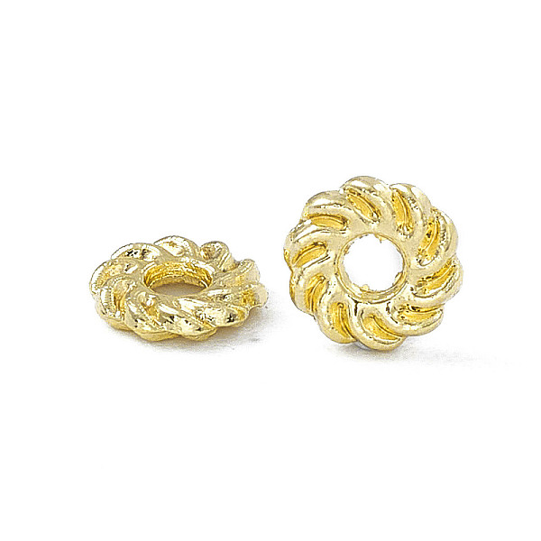 PandaHall Rack Plating Alloy Spacer Beads, Wreath, Light Gold, 5.5x1.3mm, Hole: 1.2mm Alloy Flat Round
PandaHall Rack Plating Alloy Spacer Beads, Wreath, Light Gold, 5.5x1.3mm, Hole: 1.2mm Alloy Flat Round
