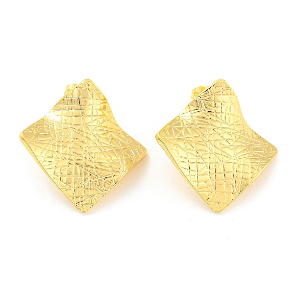 PandaHall Rack Plating Brass Twist Rhombus Stud Earrings, Long-Lasting Plated, Lead Free & Cadmium Free, Real 18K Gold Plated, 29x29mm Brass...
PandaHall Rack Plating Brass Twist Rhombus Stud Earrings, Long-Lasting Plated, Lead Free & Cadmium Free, Real 18K Gold Plated, 29x29mm Brass...
