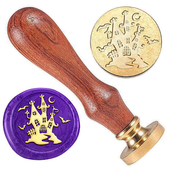 PandaHall Golden Tone Brass Wax Seal Stamp Head with Wooden Handle, for Halloween Envelopes Invitations, Gift Card, House, 83x22mm, Stamps...
PandaHall Golden Tone Brass Wax Seal Stamp Head with Wooden Handle, for Halloween Envelopes Invitations, Gift Card, House, 83x22mm, Stamps...