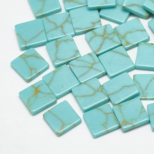 PandaHall Synthetic Turquoise Cabochons, Dyed, Square, Turquoise, 12x12x2mm Synthetic Turquoise Square Green
PandaHall Synthetic Turquoise Cabochons, Dyed, Square, Turquoise, 12x12x2mm Synthetic Turquoise Square Green