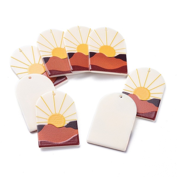 PandaHall Acrylic Pendants, 3D Printed, Oval with Sunset Pattern, Colorful, 39~40x25~25.5x2~2.5mm, Hole: 1.8mm Acrylic Oval
PandaHall Acrylic Pendants, 3D Printed, Oval with Sunset Pattern, Colorful, 39~40x25~25.5x2~2.5mm, Hole: 1.8mm Acrylic Oval