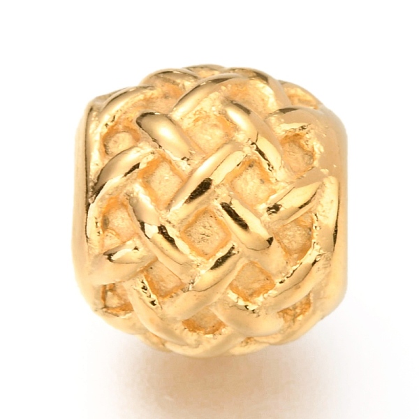 PandaHall Ion Plating(IP) 316 Surgical Stainless Steel European Beads, Large Hole Beads, Barrel with Weave Pattern, Golden, 10x9.5mm, Hole...
PandaHall Ion Plating(IP) 316 Surgical Stainless Steel European Beads, Large Hole Beads, Barrel with Weave Pattern, Golden, 10x9.5mm, Hole...