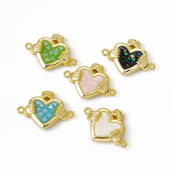 PandaHall Natural Shell Connector Charms, Heart Links with Hands, Dyed, with Rack Plating Golden Tone Brass Findings, Long-Lasting Plated..., Multicolor
PandaHall Natural Shell Connector Charms, Heart Links with Hands, Dyed, with Rack Plating Golden Tone Brass Findings, Long-Lasting Plated..., Multicolor