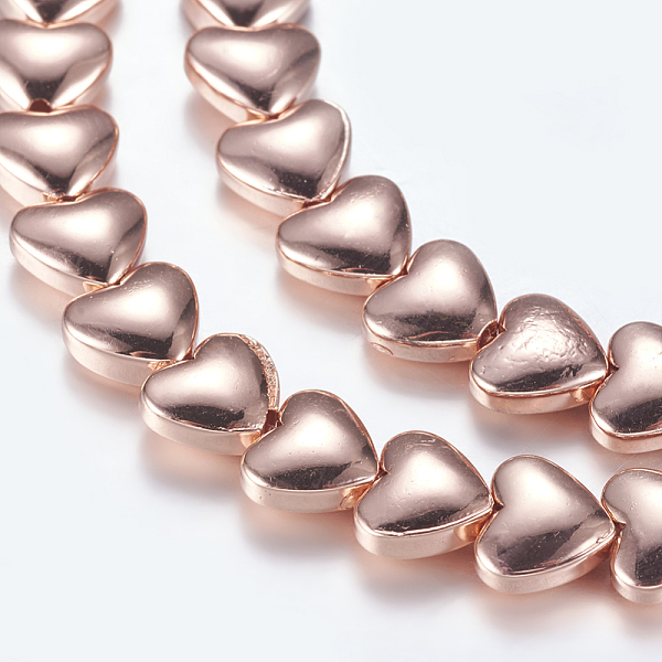 PandaHall Non-magnetic Synthetic Hematite Beads Strands, Heart, Rose Gold Plated, 5x6x2.5mm, Hole: 1mm, about 82pcs/strand, 15.7 inch(40cm)...
PandaHall Non-magnetic Synthetic Hematite Beads Strands, Heart, Rose Gold Plated, 5x6x2.5mm, Hole: 1mm, about 82pcs/strand, 15.7 inch(40cm)...