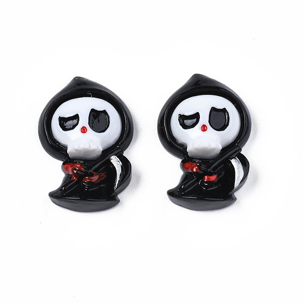 PandaHall Opaque Resin Cabochons, Halloween Style, Ghost, Black, 27x18.5x7.5mm Resin Ghost Black
PandaHall Opaque Resin Cabochons, Halloween Style, Ghost, Black, 27x18.5x7.5mm Resin Ghost Black
