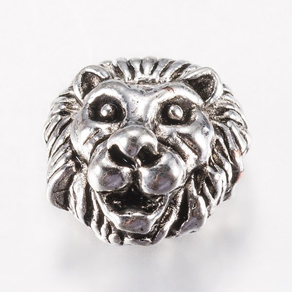 PandaHall Tibetan Style Alloy Beads, Lion Head, Antique Silver, 13x12x8mm, Hole: 2mm Alloy Lion
PandaHall Tibetan Style Alloy Beads, Lion Head, Antique Silver, 13x12x8mm, Hole: 2mm Alloy Lion