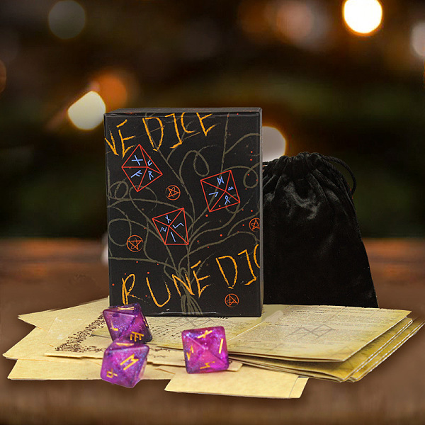 PandaHall Divination Supplies Sets, Including Resin Dice, Cardboard Box, Parchment, Velvet Drawstring Bags, Instruction, Mixed Color, Box..., Multicolor
PandaHall Divination Supplies Sets, Including Resin Dice, Cardboard Box, Parchment, Velvet Drawstring Bags, Instruction, Mixed Color, Box..., Multicolor