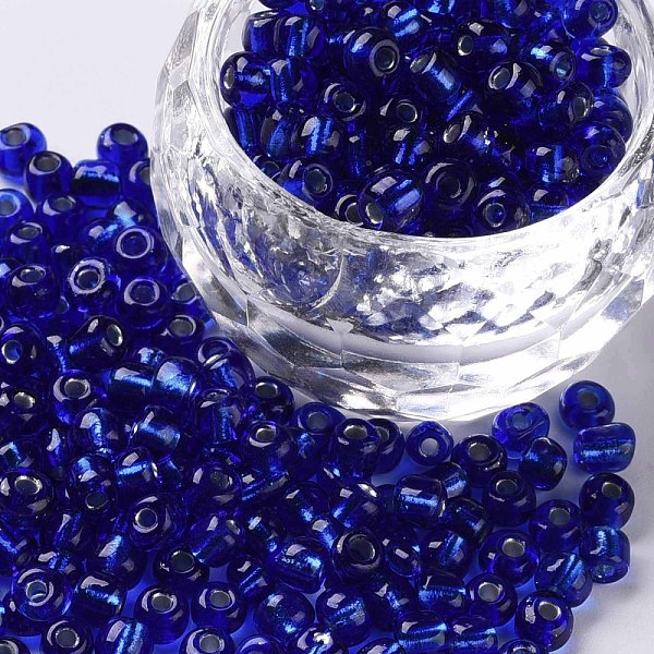 PandaHall 6/0 Glass Seed Beads, Silver Lined Round Hole, Round, Blue, 6/0, 4mm, Hole: 1.5mm, about 500pcs/50g, 50g/bag, 18bags/2pounds Glass...
PandaHall 6/0 Glass Seed Beads, Silver Lined Round Hole, Round, Blue, 6/0, 4mm, Hole: 1.5mm, about 500pcs/50g, 50g/bag, 18bags/2pounds Glass...