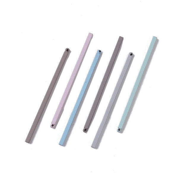 PandaHall Brass pendants, Strip, Mixed Color, 50x2x2mm, Hole: 2mm Brass Stripe Multicolor
PandaHall Brass pendants, Strip, Mixed Color, 50x2x2mm, Hole: 2mm Brass Stripe Multicolor