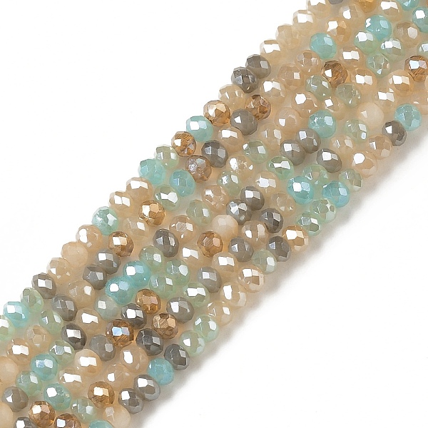 PandaHall Electroplate Glass Beads Strands, Faceted, Abacus, Colorful, 3x2mm, Hole: 0.8mm, about 181~186pcs/strand, 43~43.5cm Glass Rondelle..., Brown
PandaHall Electroplate Glass Beads Strands, Faceted, Abacus, Colorful, 3x2mm, Hole: 0.8mm, about 181~186pcs/strand, 43~43.5cm Glass Rondelle..., Brown