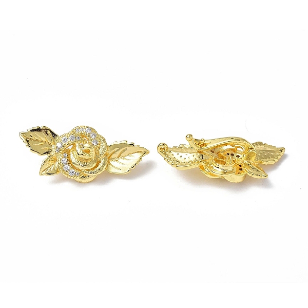 PandaHall Brass Micro Pave Clear Cubic Zirconia Twister Clasps, Rose, Real 18K Gold Plated, 17x36x12mm, Hole: 0.8mm Brass+Cubic Zirconia...
PandaHall Brass Micro Pave Clear Cubic Zirconia Twister Clasps, Rose, Real 18K Gold Plated, 17x36x12mm, Hole: 0.8mm Brass+Cubic Zirconia...