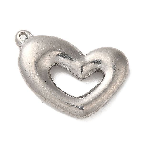 PandaHall 304 Stainless Steel Pendants, Heart Charms, Stainless Steel Color, 20x25x4.5mm, Hole: 1.5mm 304 Stainless Steel Heart
PandaHall 304 Stainless Steel Pendants, Heart Charms, Stainless Steel Color, 20x25x4.5mm, Hole: 1.5mm 304 Stainless Steel Heart