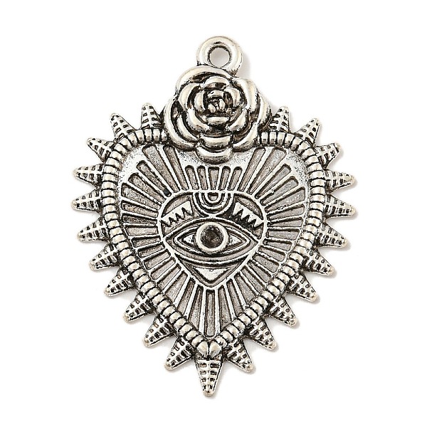 PandaHall Tibetan Style Alloy Pendants Enamel Settings, Heart Shape Charms, Antique Silver, 38x29x2mm, Hole: 2mm, Fit for 2mm Rhinestone...
PandaHall Tibetan Style Alloy Pendants Enamel Settings, Heart Shape Charms, Antique Silver, 38x29x2mm, Hole: 2mm, Fit for 2mm Rhinestone...
