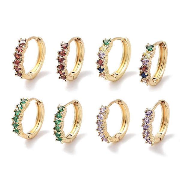 PandaHall Brass Pave Cubic Zirconia Hoop Earrings for Women, Real 18K Gold Plated, Mixed Color, 17x3.5mm Cubic Zirconia Multicolor
PandaHall Brass Pave Cubic Zirconia Hoop Earrings for Women, Real 18K Gold Plated, Mixed Color, 17x3.5mm Cubic Zirconia Multicolor