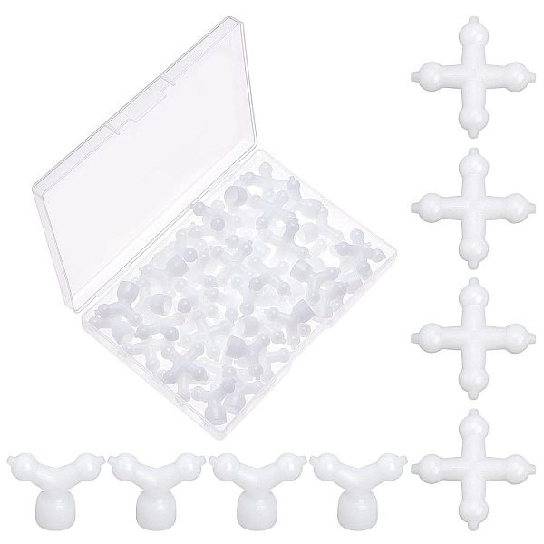 PandaHall OLYCRAFT 48 Pcs 1 Inch 0.9 Inch Chest Connectors Flex Ball Socket Cross Y-Shaped Flex Ball Socket Ball Jointed Flexible Plastic..., White
PandaHall OLYCRAFT 48 Pcs 1 Inch 0.9 Inch Chest Connectors Flex Ball Socket Cross Y-Shaped Flex Ball Socket Ball Jointed Flexible Plastic..., White