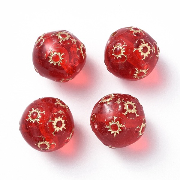 PandaHall Plating Acrylic Beads, Metal Enlaced, Round with Sun Pattern, Red, 16mm, Hole: 1.6mm, about 225pcs/500g Acrylic Round Red
PandaHall Plating Acrylic Beads, Metal Enlaced, Round with Sun Pattern, Red, 16mm, Hole: 1.6mm, about 225pcs/500g Acrylic Round Red