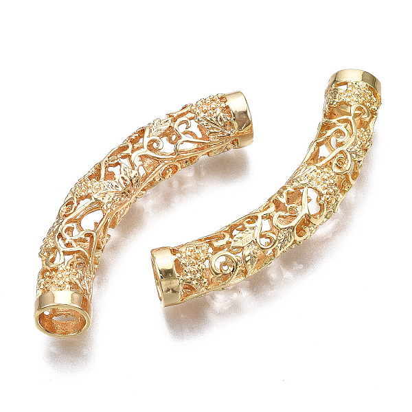 PandaHall Brass Tube Beads, Hollow, Nickel Free, Real 18K Gold Plated, 45.5x8mm, Hole: 5.5mm Brass Tube
PandaHall Brass Tube Beads, Hollow, Nickel Free, Real 18K Gold Plated, 45.5x8mm, Hole: 5.5mm Brass Tube