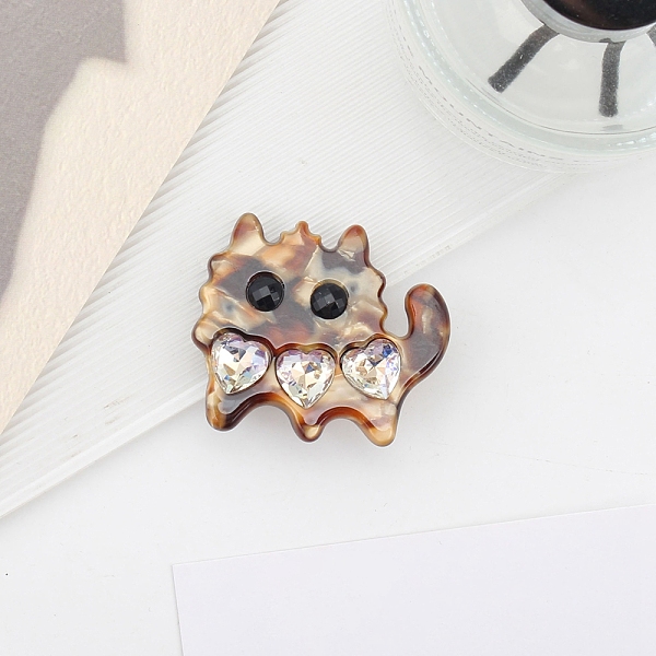 PandaHall Cute Cat Shape Cellulose Acetate(Resin) Alligator Hair Clips, Rhinestones Hair Accessories for Girls, Saddle Brown, 45x40x15mm...
PandaHall Cute Cat Shape Cellulose Acetate(Resin) Alligator Hair Clips, Rhinestones Hair Accessories for Girls, Saddle Brown, 45x40x15mm...
