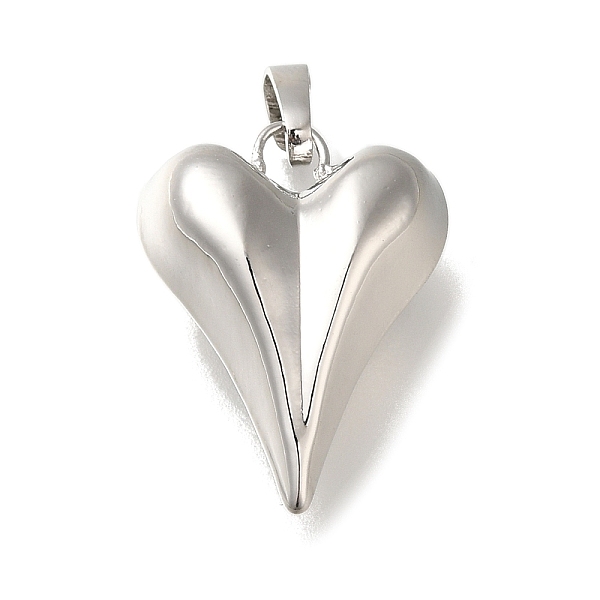 PandaHall Rack Plating Brass Pendants, Long-Lasting Plated, Lead Free & Cadmium Free, Heart, Platinum, 23.5x17.5x11mm, Hole: 8x4mm Brass...
PandaHall Rack Plating Brass Pendants, Long-Lasting Plated, Lead Free & Cadmium Free, Heart, Platinum, 23.5x17.5x11mm, Hole: 8x4mm Brass...