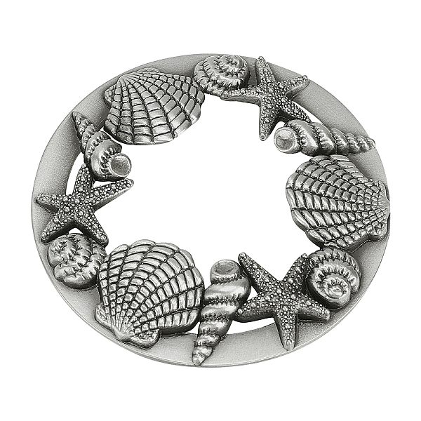 PandaHall Zinc Alloy Cover, for Aromatherapy Candle, Flat Round with Shell & Starfish & Conch Pattern, Antique Silver, 81x12mm Alloy
PandaHall Zinc Alloy Cover, for Aromatherapy Candle, Flat Round with Shell & Starfish & Conch Pattern, Antique Silver, 81x12mm Alloy