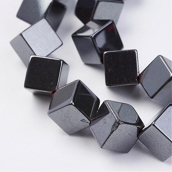 PandaHall Non-magnetic Synthetic Hematite Beads Strands, Diagonal Cube Beads, 8.5x8.5x8.5mm, Hole: 1mm, about 34pcs/strand, 15.74 inch..., Black
PandaHall Non-magnetic Synthetic Hematite Beads Strands, Diagonal Cube Beads, 8.5x8.5x8.5mm, Hole: 1mm, about 34pcs/strand, 15.74 inch..., Black