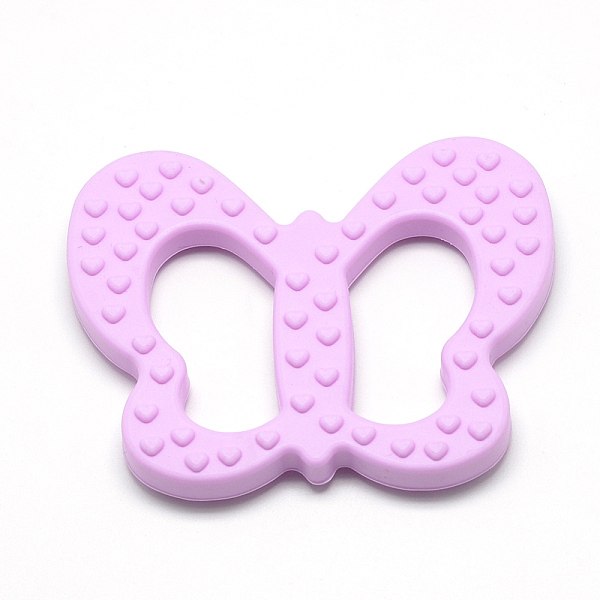 PandaHall Food Grade Eco-Friendly Silicone Big Pendants, Chewing Pendants For Teethers, DIY Nursing Necklaces Making, Butterfly, Violet..., Purple
PandaHall Food Grade Eco-Friendly Silicone Big Pendants, Chewing Pendants For Teethers, DIY Nursing Necklaces Making, Butterfly, Violet..., Purple