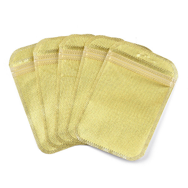 PandaHall Translucent Plastic Zip Lock Bags, Resealable Packaging Bags, Rectangle, Gold, 13x8.5x0.03cm Plastic Gold
PandaHall Translucent Plastic Zip Lock Bags, Resealable Packaging Bags, Rectangle, Gold, 13x8.5x0.03cm Plastic Gold