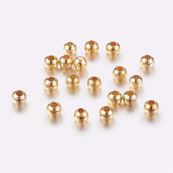 PandaHall Brass Spacer Beads, Seamless, Round, Golden, 3mm, Hole: 1~1.2mm Brass Round
PandaHall Brass Spacer Beads, Seamless, Round, Golden, 3mm, Hole: 1~1.2mm Brass Round