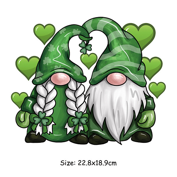 PandaHall Saint Patrick's Day Theme PET Sublimation Stickers, Heat Transfer Film, Iron on Vinyls, for Clothes Decoration, Gnome, 189x228mm...
PandaHall Saint Patrick's Day Theme PET Sublimation Stickers, Heat Transfer Film, Iron on Vinyls, for Clothes Decoration, Gnome, 189x228mm...