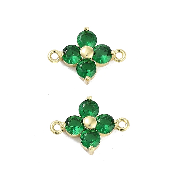PandaHall Rack Plating Brass Pave Cubic Zirconia Connector Charms, Flower Links, Real 18K Gold Plated, Long-Lasting Plated, Lead Free &..., Green
PandaHall Rack Plating Brass Pave Cubic Zirconia Connector Charms, Flower Links, Real 18K Gold Plated, Long-Lasting Plated, Lead Free &..., Green