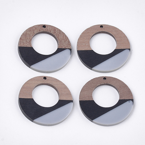 PandaHall Tri-color Resin & Walnut Wood Pendants, Flat Round, Colorful, 38x3~3.5mm, Hole: 2mm Resin+Wood Flat Round
PandaHall Tri-color Resin & Walnut Wood Pendants, Flat Round, Colorful, 38x3~3.5mm, Hole: 2mm Resin+Wood Flat Round
